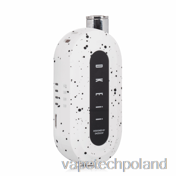 Vape Pod Dazzleaf Dkeii 510 Bateria Biały Czarny Rozpryski